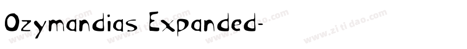 Ozymandias Expanded字体转换